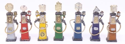 Lot 957 - Taylor and Barrett Pre War group of 7 Petrol...