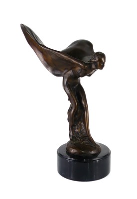 Lot 370 - A large contemporary bronzed metal model of...