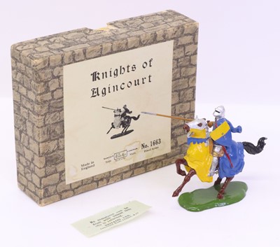 Lot 940 - Britains Knight of Agincourt No.1663 knight...