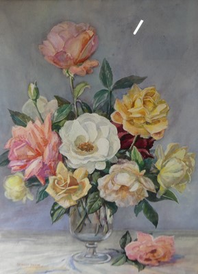 Lot 506 - Ernest Payne (1903-1994) - Roses in a glass...