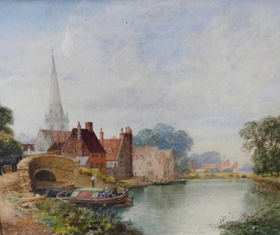 Lot 565 - Mid-19th century English school - The Thames...