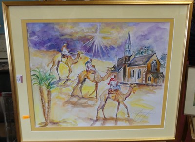 Lot 578 - Jacqui Jones (b.1961) - The Three Kings...