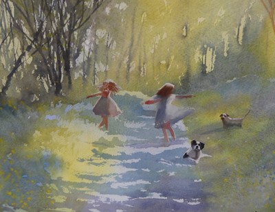 Lot 583 - Dennis Nash (b.1947) - Summer Shadows,...