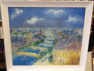 Lot 596 - Assorted pictures and prints, to include...