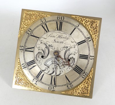 Lot 41 - An early 18th century long case clock movement,...