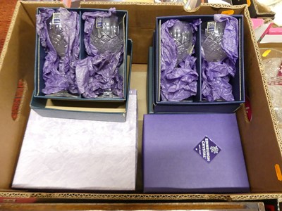 Lot 144 - A collection of lead crystal, to include a...