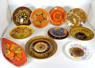 Lot 149 - A collection of Poole pottery 'Delphis' and...