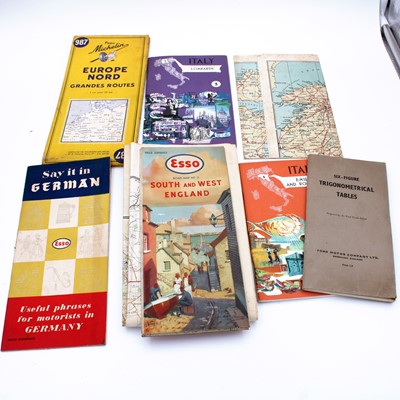 Lot 156 - A collection of maps, to include Ordnance...
