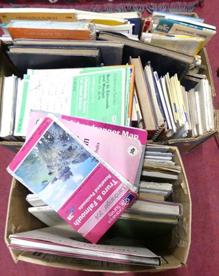 Lot 184 - A collection of maps, to include Ordnance...