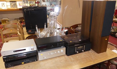 Lot 683 - A quantity of music equipment, to include;...
