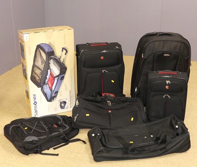 Lot 187 - A collection of luggage, to include a Wenger...