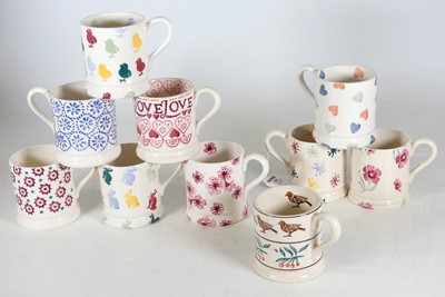 Lot 199 - A collection of ten Emma Bridgewater pottery...