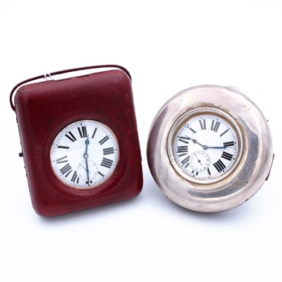 Lot 225 - A 19th century nickel cased golliath pocket...