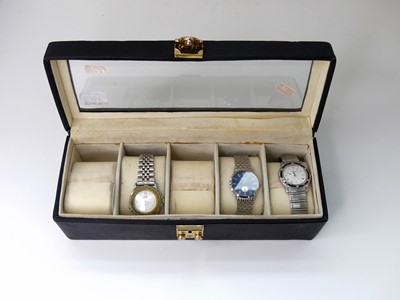 Lot 361 - Three gents fashion watches, to include Rotary,...