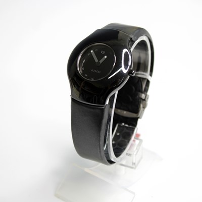 Lot 354 - A Rado composite R1 cased gent's quartz...