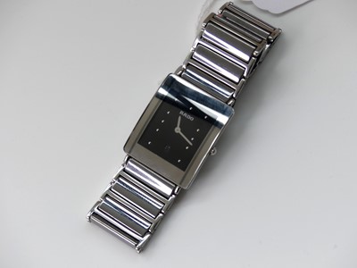 Lot 355 - A gent's Rado Diastar steel cased quartz...