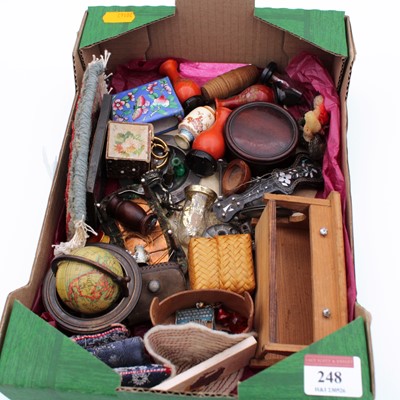 Lot 248 - A collection of dolls house miniatures, to...