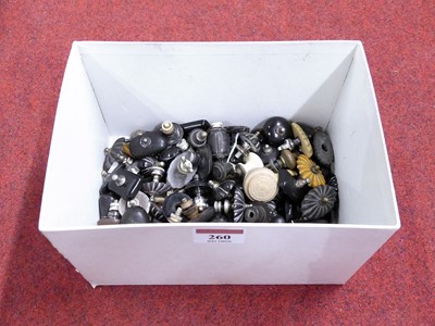 Lot 260 - A collection of teapot finials, 19th century...