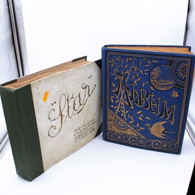 Lot 266 - An early 20th century scrap album, with other (2)