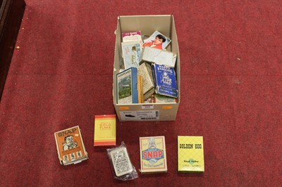 Lot 269 - A collection of card games, to include John...