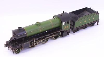 Lot 199 - Bassett Lowke 0 gauge live steam Mogul, in...