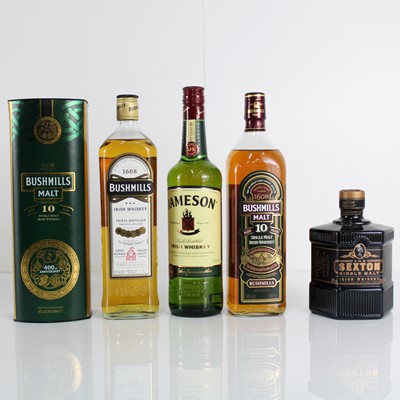 Lot 1181 - The Sexton single malt Irish whiskey, 70cl,...