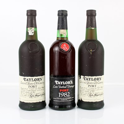 Lot 1150 - Taylor's LBV Port, 1982, one bottle; and...
