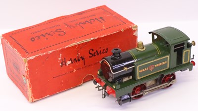 Lot 33 - 1928-31 Hornby 0 gauge no.1 clockwork tank...
