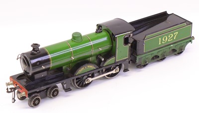 Lot 212 - Bassett-Lowke 4-4-0 loco & tender, electric,...