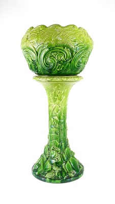 Lot 251 - Ault Pottery - The Oceana, a green glazed...