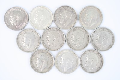 Lot 3 - Great Britain, 1914 half crown, obv: George V,...