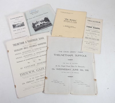 Lot 185 - A collection of 20th century property auction...