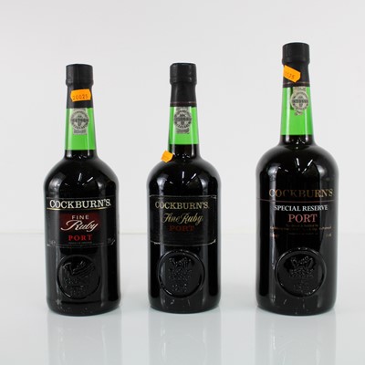 Lot 1148 - Cockburns NV Fine Ruby Port, 2 bottles, and...