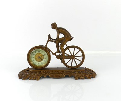 Lot 331 - An early 20th century novelty desk clock by...