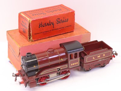 Lot 58 - 1936-8 Hornby No.1 clockwork 0-4-0 loco &...
