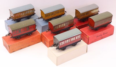 Lot 170 - Seven assorted 4-wheel passenger coaches:...