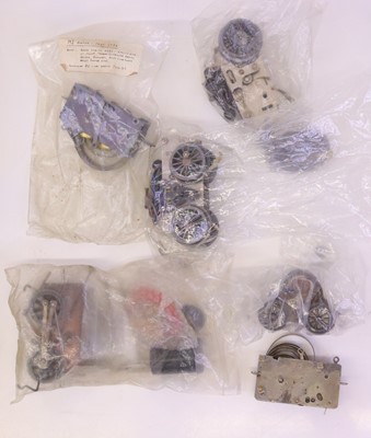 Lot 110 - Box containing electric & clockwork motors,...