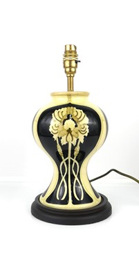 Lot 236 - A Black Ryden pottery baluster table...