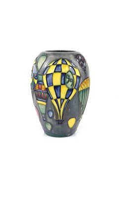 Lot 215 - A contemporary Moorcroft Hot Air Balloon...