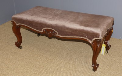 Lot 637 - A mid-Victorian mahogany framed twin dressing...