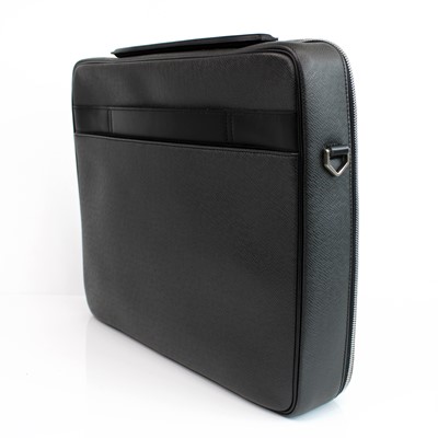 Lot 296 - Louis Vuitton - Taiga Ardoise leather laptop...