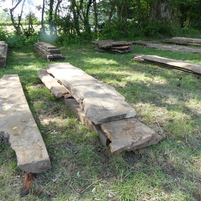 Lot 516 - A quantity of sawn timber sections,...
