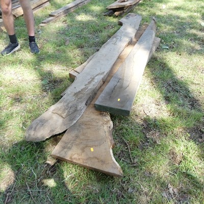 Lot 519 - A quantity of sawn principally oak timber...