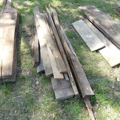 Lot 525 - Assorted sawn timber sections, principally...