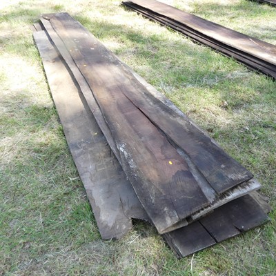 Lot 539 - A collection of sawn timber planks, various...