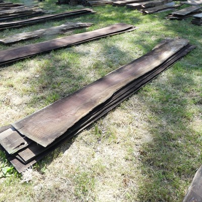 Lot 540 - A collection of sawn timber planks, various...