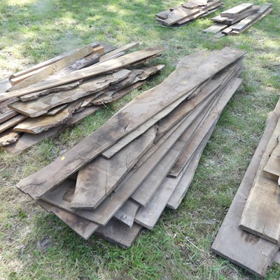 Lot 548 - A quantity of burr wood and hardwood sawn...