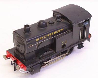Lot 227 - A Leeds 0 gauge 3-rail 0-4-0 standard tank in...
