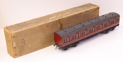 Lot 255 - A Milbro 0 gauge coarse scale Standard wooden...