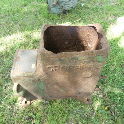 Lot 856 - A Crossley heavy duty cast iron stationary...